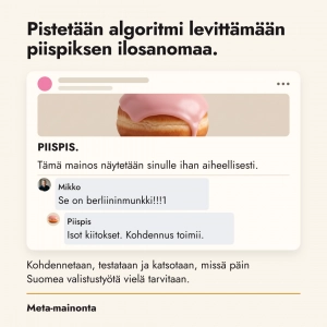 Case Piispis – munkkimarkkinoinnin lyhyt oppimäärä