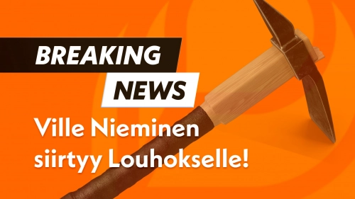 Ex-kiekkoilija Ville Nieminen Louhoksen riveihin – Tampereella myös uudet toimitilat!