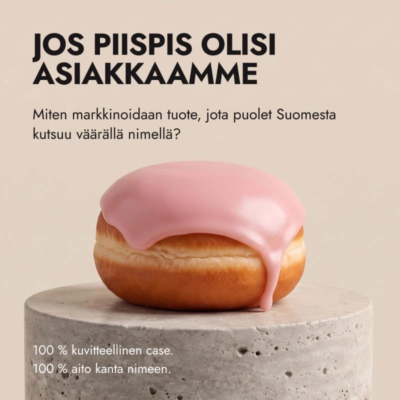 Case Piispis – munkkimarkkinoinnin lyhyt oppimäärä