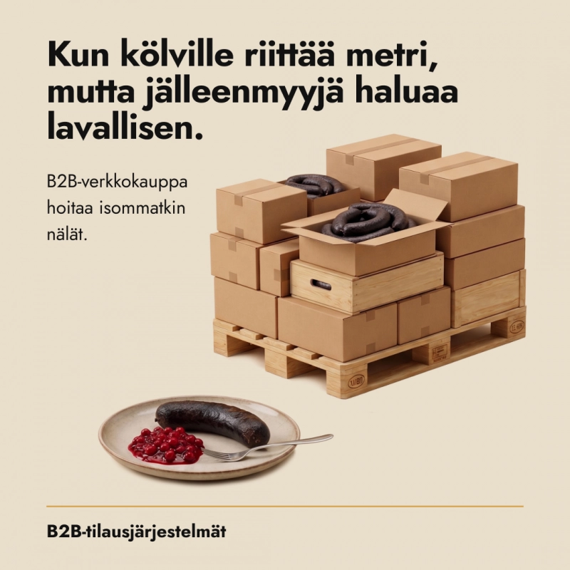 Verkkopalvelut yritykselle – mitä jos mustamakkara olisi asiakkaamme?