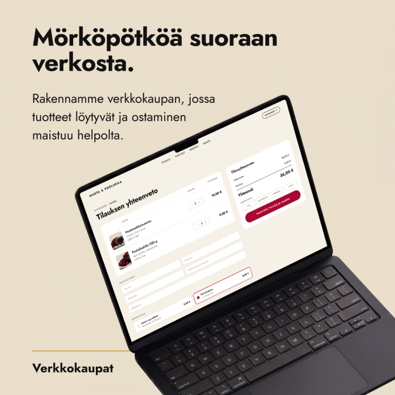 Verkkopalvelut yritykselle – mitä jos mustamakkara olisi asiakkaamme?