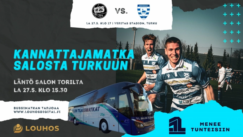 Louhos mahdollistaa kannattajamatkan Varsinais-Suomen futisderbyyn